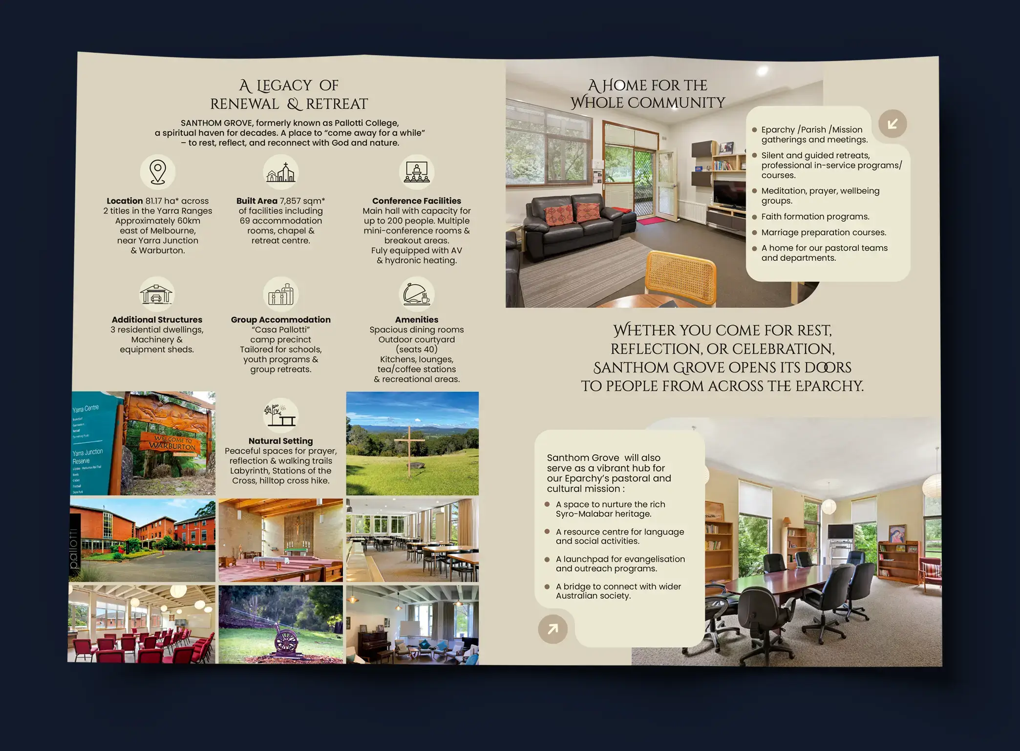 Flyer design Santhom Melbourne(inner) Flyer designs Santhom Melbourne