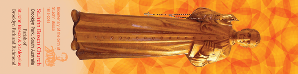 Bookmark design Bicentenary celebrations Adelaide Bookmark design for Bicentenary celebrations at St John Bosco Adelaide.