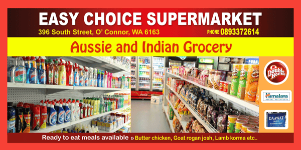 Ad design Easychoice Classified advertising Easy Choice Supermarket in Perth.