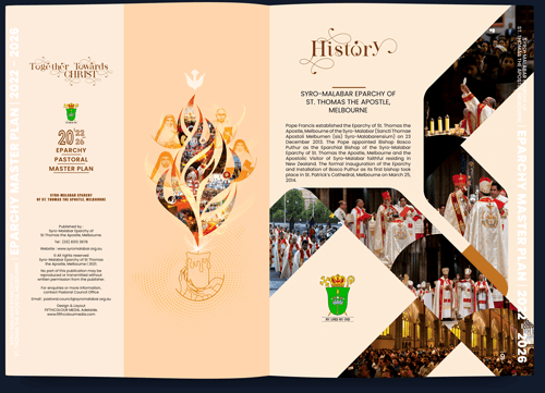 Pagelayout design Masterplan Book Page layout design master plan for SMC Australia.