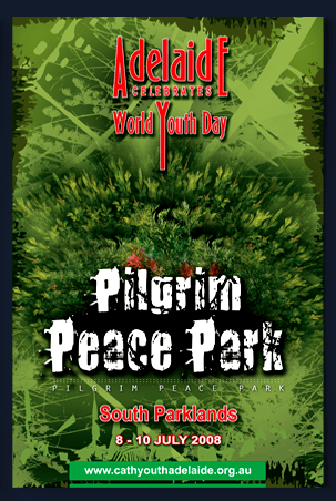 Poster Design Peacepark Poster design Adelaide Pilgrim Peace Park.